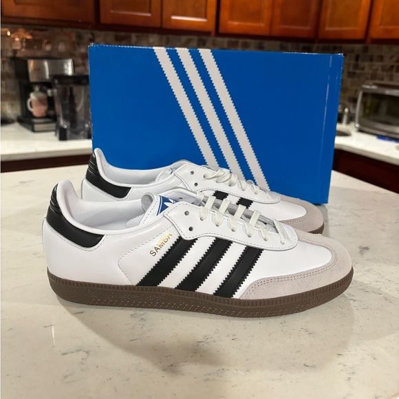 ADIDAS Samba OG J White - IE3675 JUNIOR SIZE Youth Sneakers Brand NEW - Picture 10 of 15